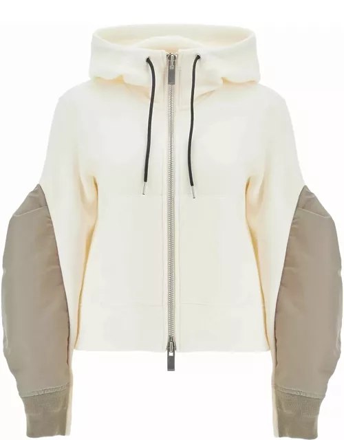 SACAI hooded sweatshirt with zipper