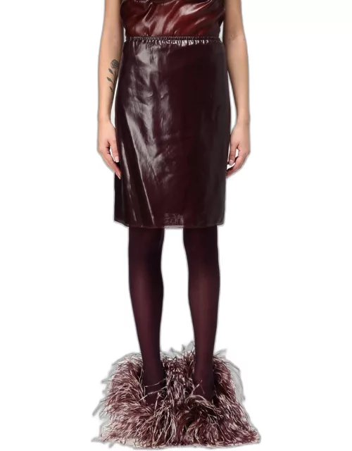 Skirt FERRAGAMO Woman color Wine