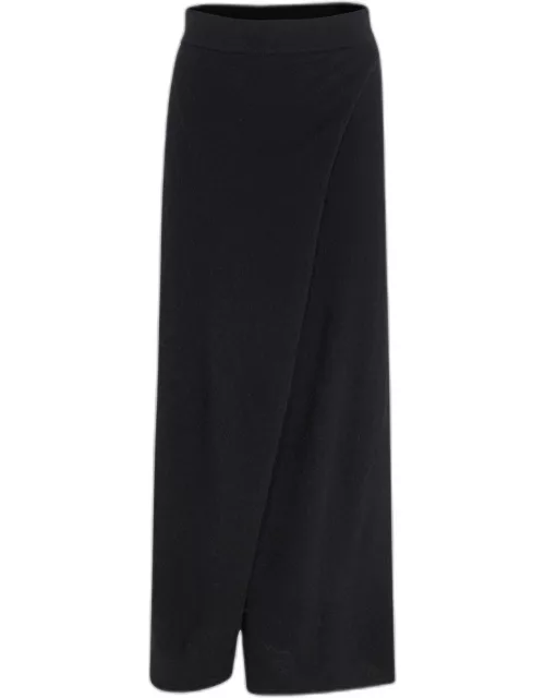 Cashmere Wrap Maxi Skirt