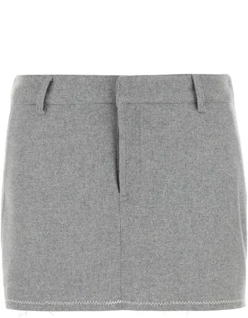 Gimaguas Grey Flannel Poppy Mini Skirt