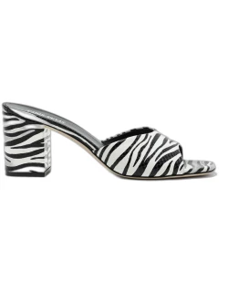Zebra-print Anja sandal
