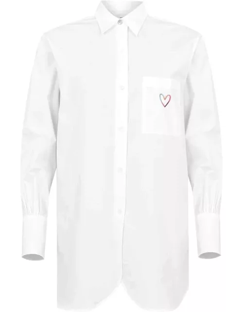 Paul Smith Swirl Heart Shirt - White