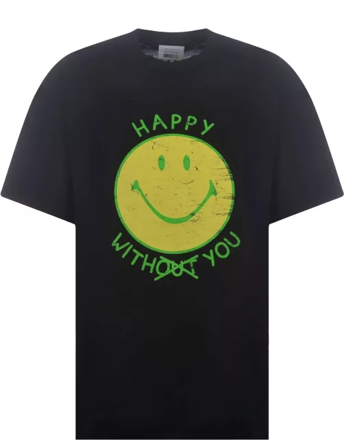 T-shirt Philosophy Di Lorenzo Serafini X Smiley In Cotone