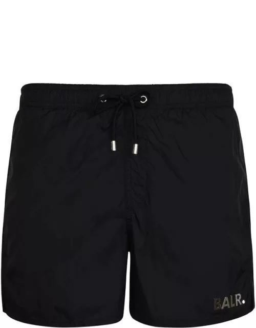 BALR Logo Swim Shorts - Black