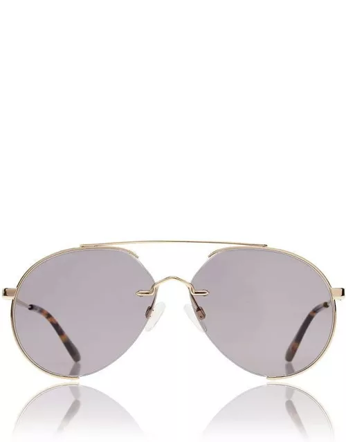 MCQ Mcq Mq0263s Sunglasses - Gold
