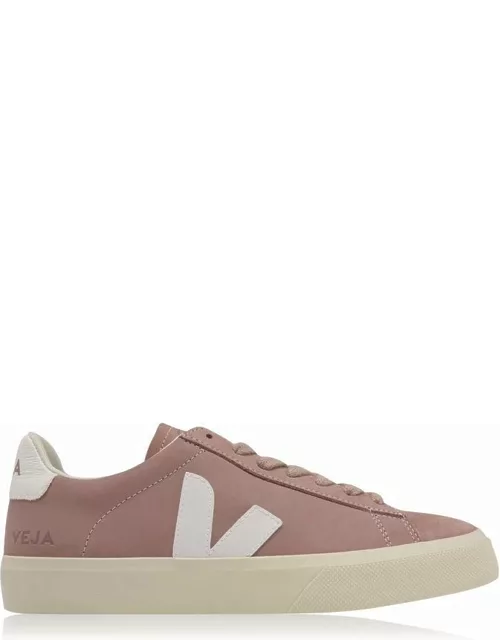 VEJA Campo Nubuck Leather Trainers - Pink