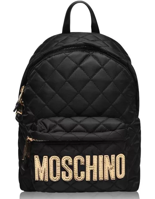 MOSCHINO Moschino Quilted Backpack - Black