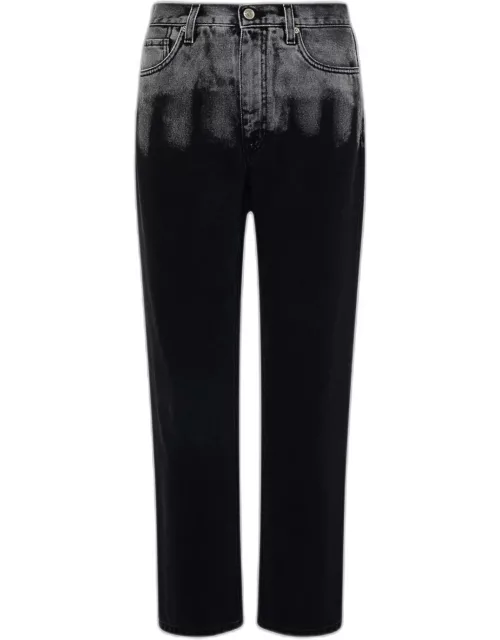 ETRO Black And Grey Cotton Jean