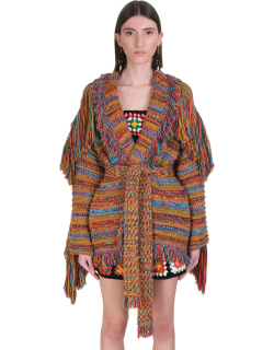 Alanui Cardigan In Multicolor Wool