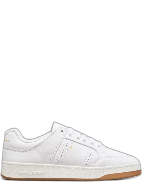 Men's SL61 Perforated Leather Low-Top Sneaker