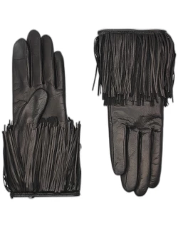 Lena Fringe Leather Glove