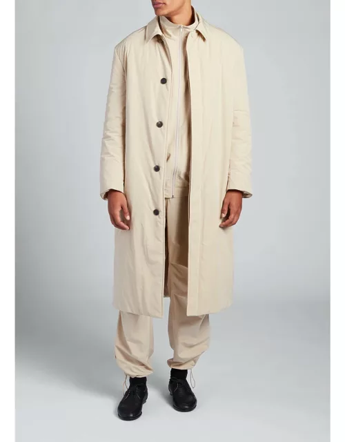Men's Django Solid Overcoat