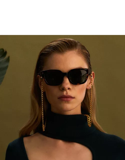 Deni D-Frame Sunglasses in Black