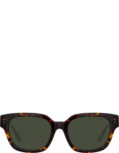 Deni D-Frame Sunglasses in Tortoiseshel