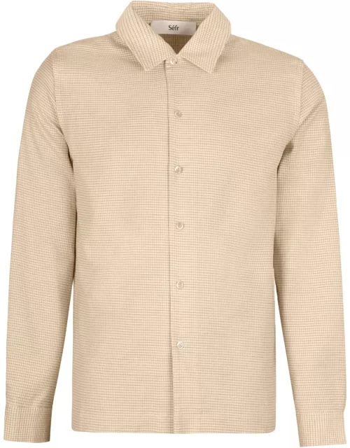 Séfr Rami Cotton Blend Buttoned Shirt