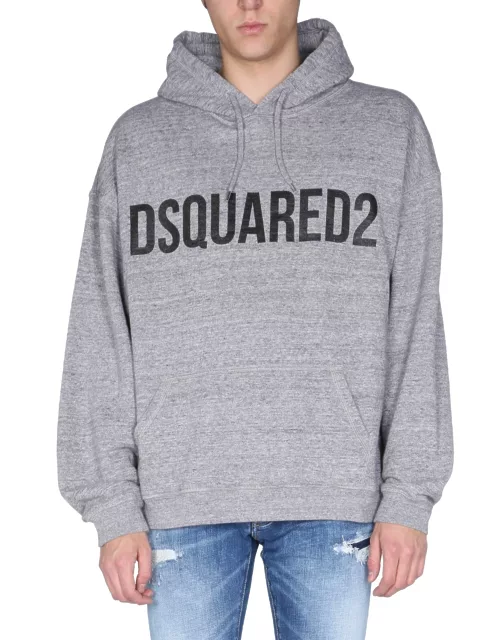 dsquared sweatshirt with logo print