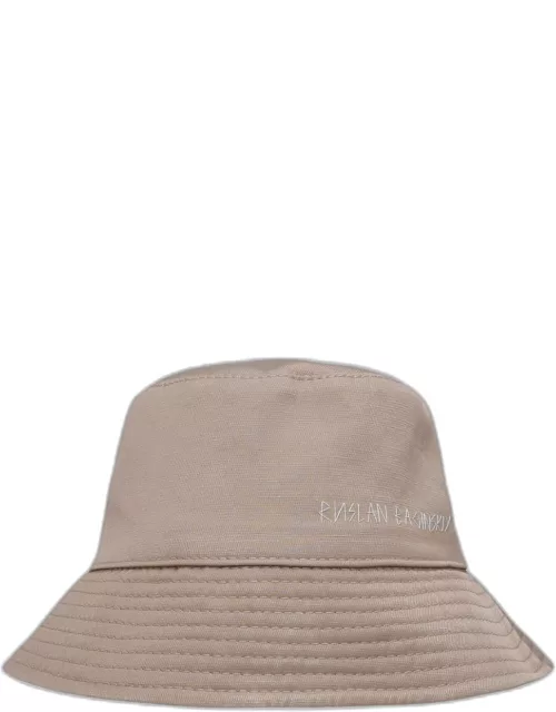RUSLAN BAGINSKIY Beige Cotton Blend Hat