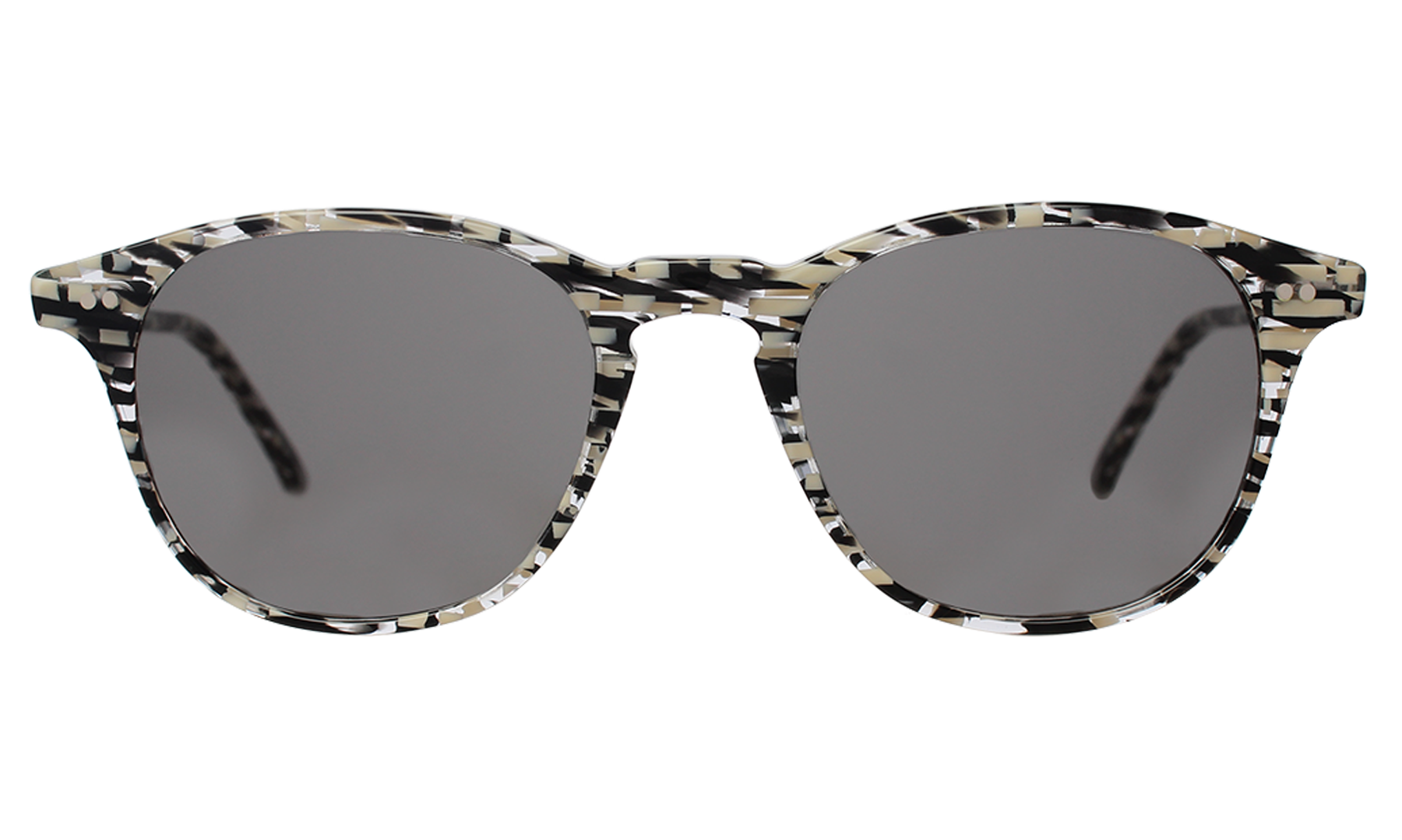 illesteva Whitman Sunglasses in Shattered Stripes/Grey