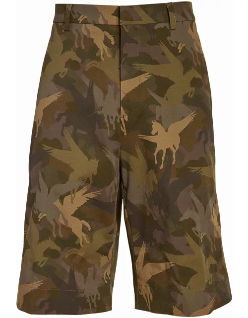 Etro Long Shorts Camouflage