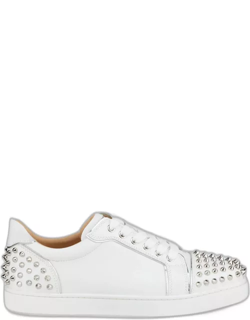 Viera 2 Spikes Leather Low-Top Sneaker