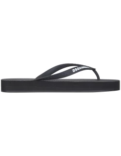 dsquared rubber thong sandal