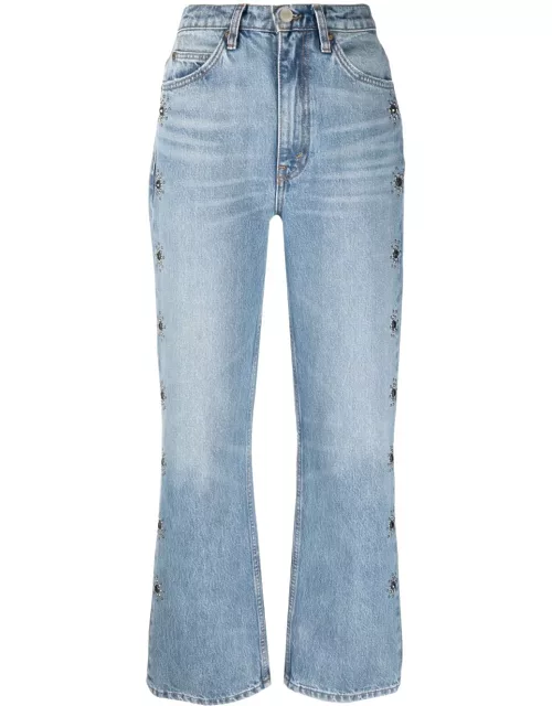 RE/DONE '70s mid-rise flared jean