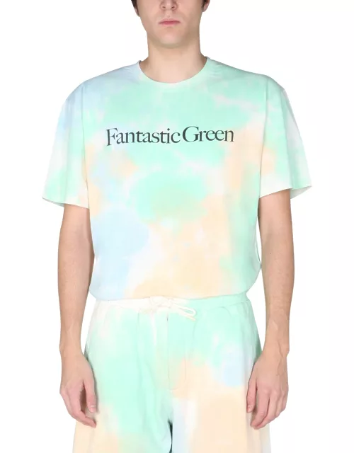 msgm "fantastic green" t-shirt