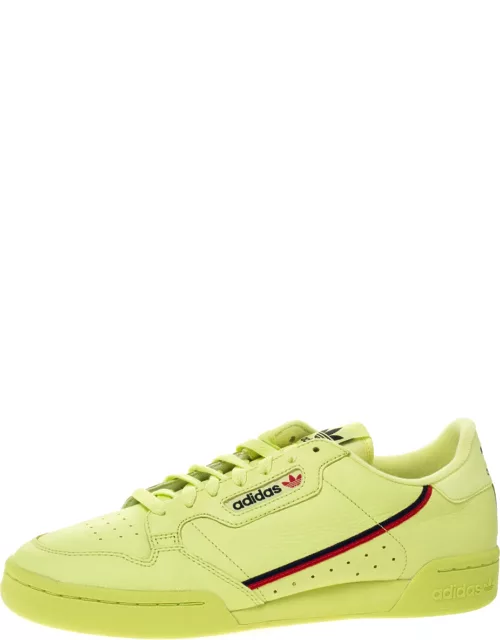Adidas Semi Frozen Yellow Leather Continental 80 Sneaker