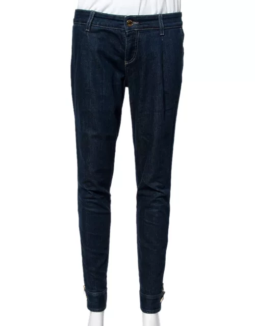 Gucci Dark Blue Denim Tapered Jeans