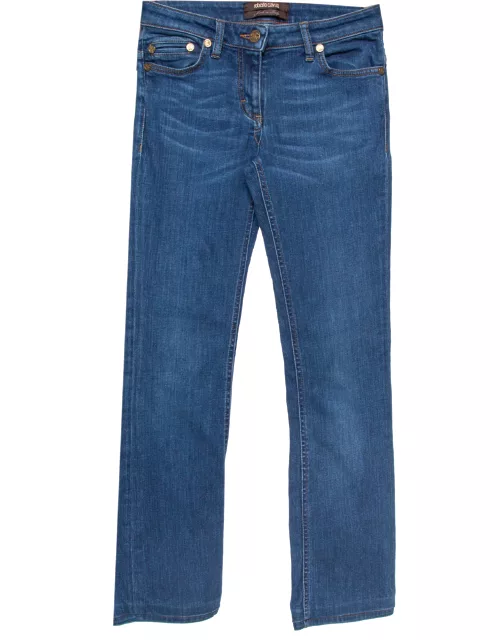 Roberto Cavalli Indigo Denim Straight Fit Jeans