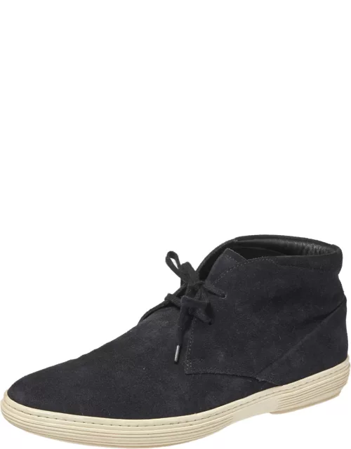 Tod's Black Suede Desert Ankle Boot