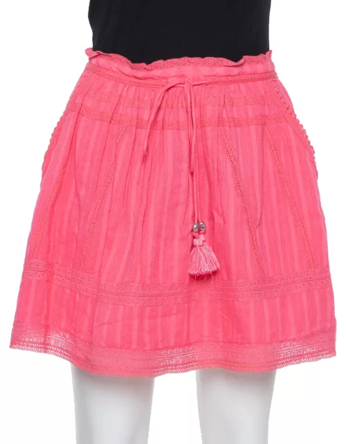 Zadig and Voltaire Pink Cotton Joxini Skirt