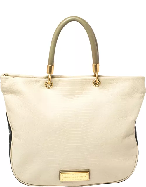 Marc by Marc Jacobs Tricolor Lizard Embossed Leather Too Hot to Handle Tote
