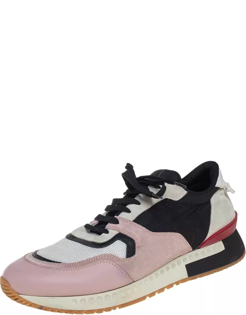Givenchy Multicolor Suede Leather And Mesh Lace Up Sneaker