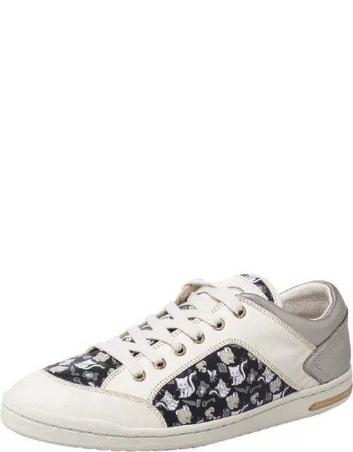 Dolce & Gabbana Black/Grey Leather Low Top Sneaker