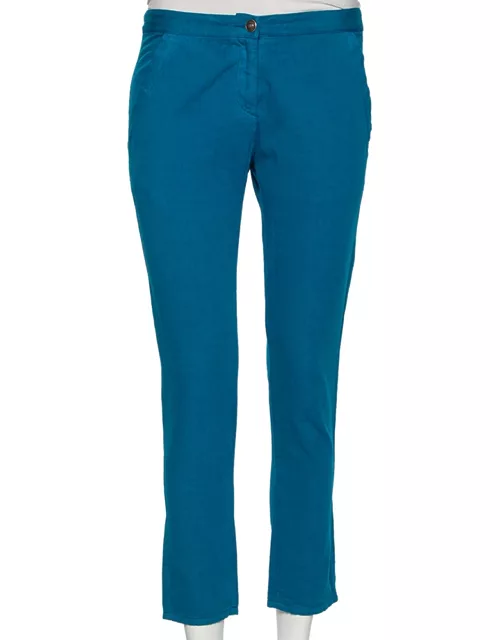 See by Chloe Bright Blue Cotton Pants