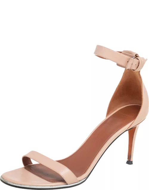 Givenchy Beige Leather Nadia Ankle Cuff Sandal