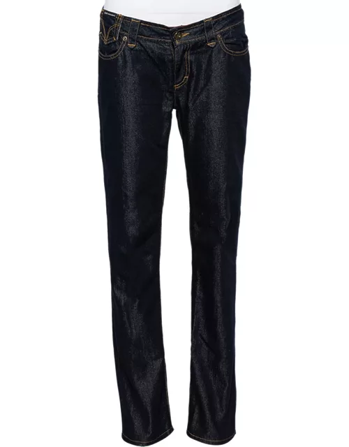 D & G Dark Blue Denim Regular Fit Lovely Jeans