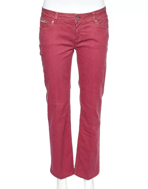 D & G Onion Pink Denim Low Rise Regular Fit Jeans