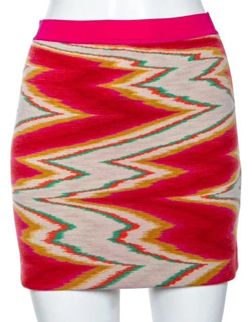 Missoni Multicolored Jacquard Knit Mini Skirt