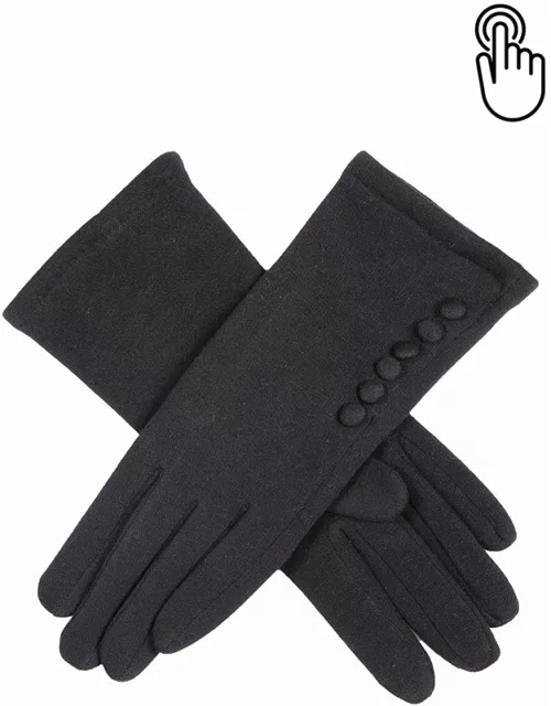 Dents Women's Longer Length Touchscreen Thermal Gloves In Navy