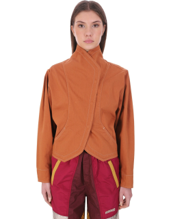 Isabel Marant Pauline Casual Jacket In Rust Cotton