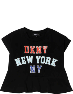 DKNY Black T-shirt With Print