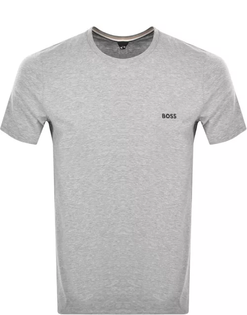 BOSS Mix And Match Logo T Shirt Grey