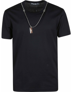 Dolce & Gabbana Chain Detail Plain T-shirt