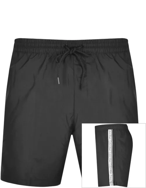 Calvin Klein Logo Swim Shorts Black