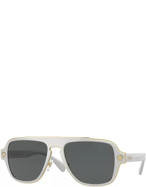 Versace Medusa Charm Sunglasses White