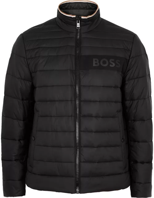Darolus black quilted shell jacket