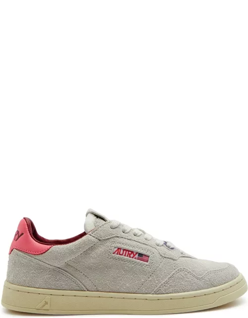 Autry Medalist Flat Panelled Suede Sneakers - Grey - 41 (IT41 / UK8)