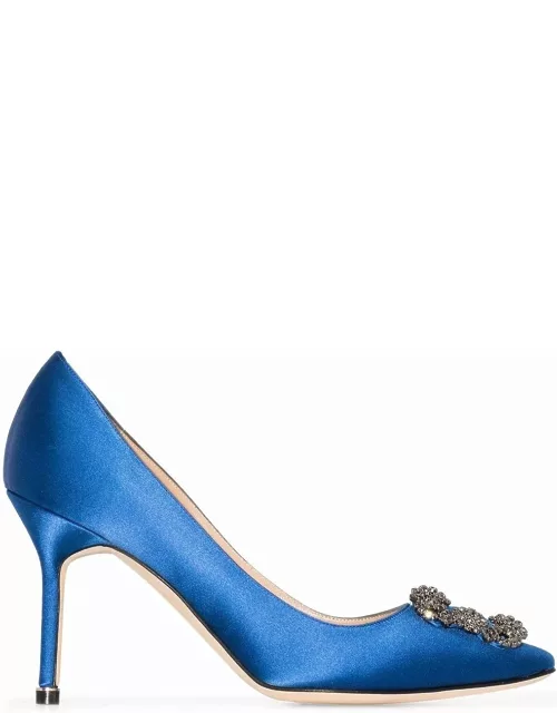 Blue Hangisi Pumps with buckle